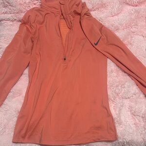 Nike Women's Peach Long Sleeve Top